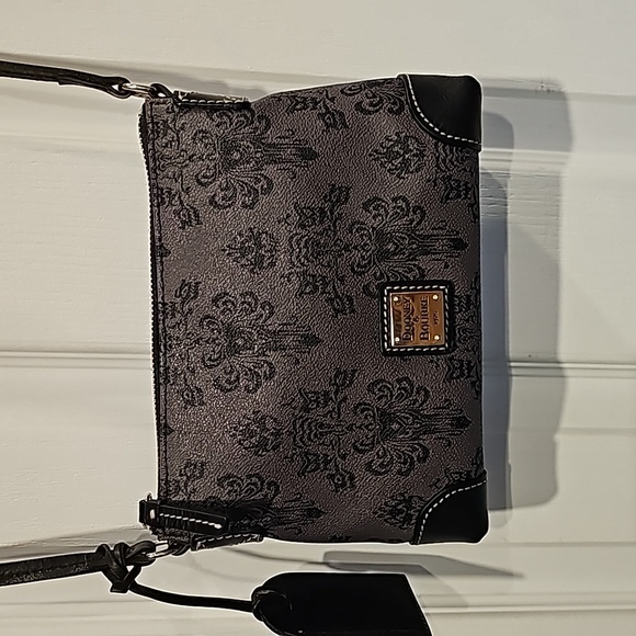 DOONEY & BOURKE x Disney Haunted Mansion Wallpaper Pouchette Crossbody Bag - Picture 1 of 15